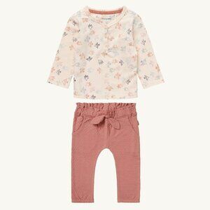 NWT - Organic baby girl set, birds